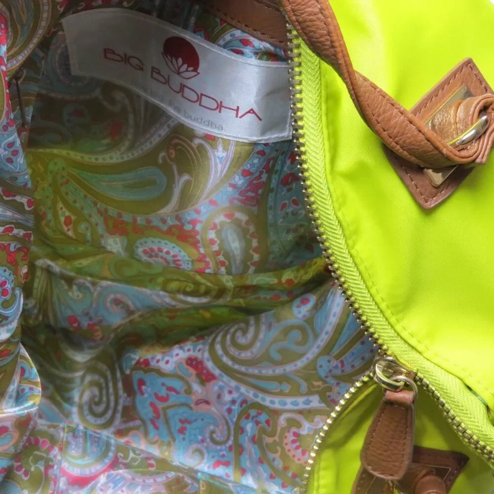Big Buddha Forest  Convertible Shoulder Bag Tote Satchel